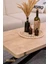 MDF Relax Akıllı Sehpa - Safir Meşe Ahşap Üst Yüzeyli Modern Tasarım 120x40 cm